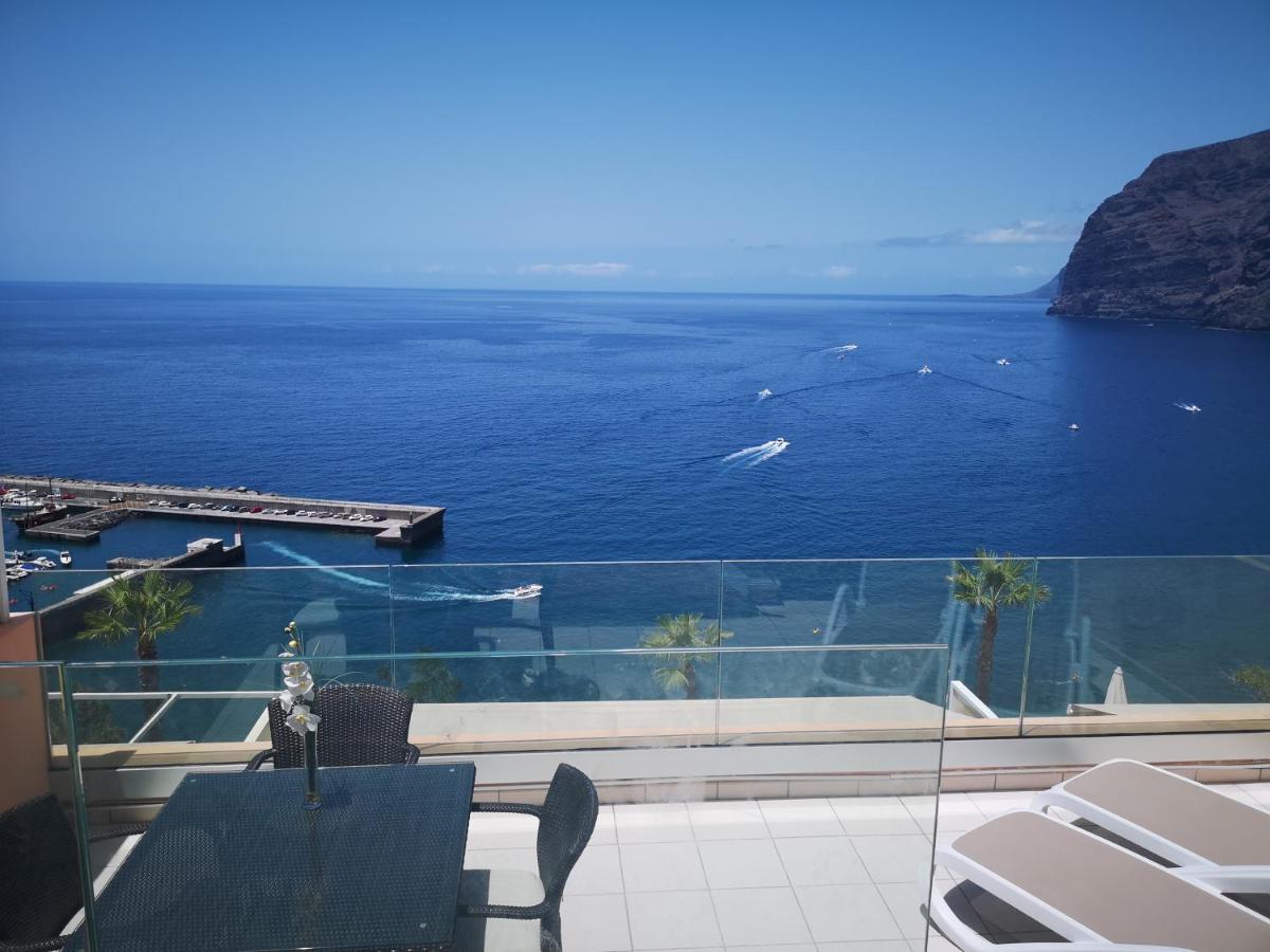 Magnificent Apt. With Sea View, Cliff & Marina Santiago del Teide Exteriör bild